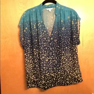 Cabi chiffon ombré top, S